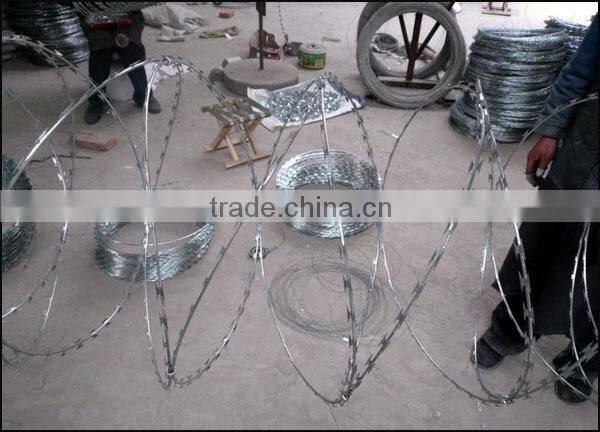 galvanized barbed wire