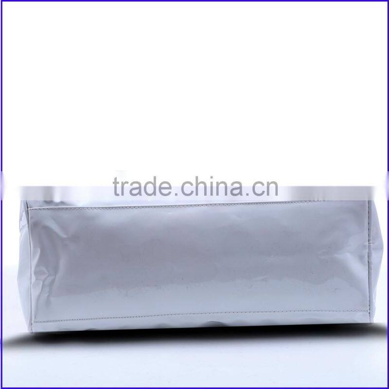 China waterproof PU leather shoulder travel sport gym bag