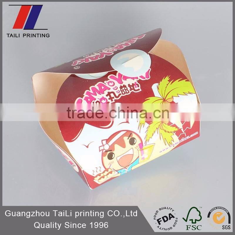 Custom food disposable packaging,disposable carton food box