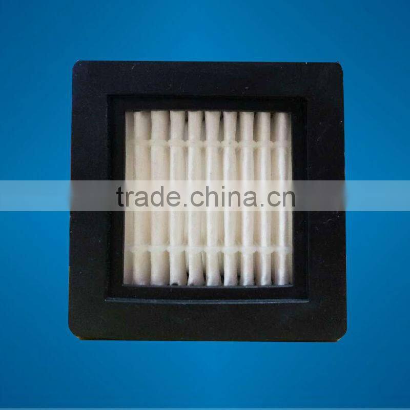 Filtration dust reduction filter