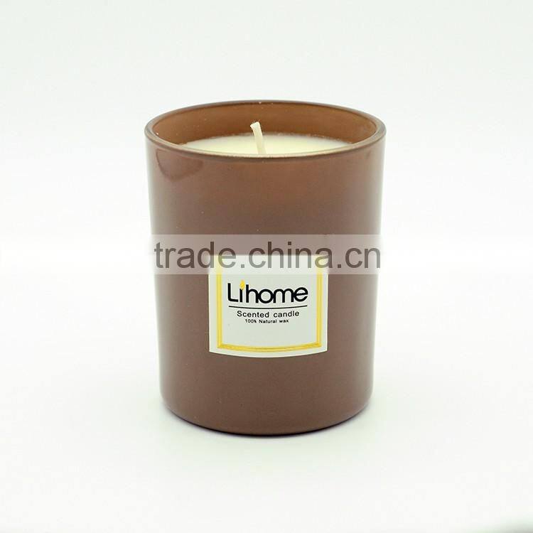 Painted scented candle/ scented soybean candle/ scented candle in glass jar