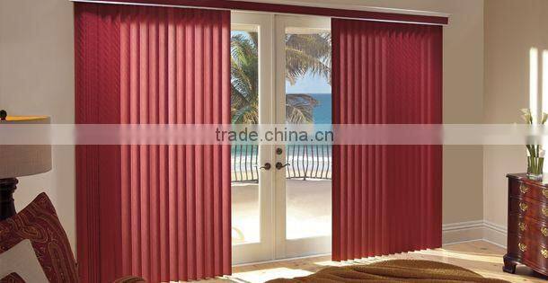 Customized simple design style vertical blind motorized curtain designs venetian bilnds curtain