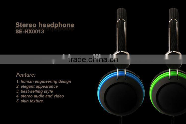 Best sound heavy bass wired stereo headphone from China factory