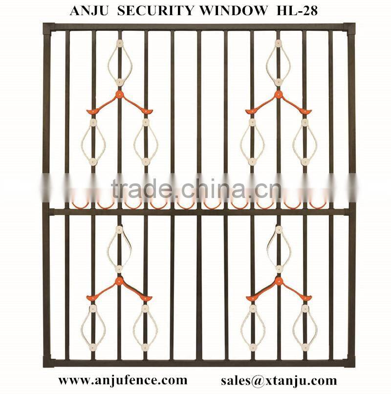 China manufacturer of safety window grill design for house HL-25