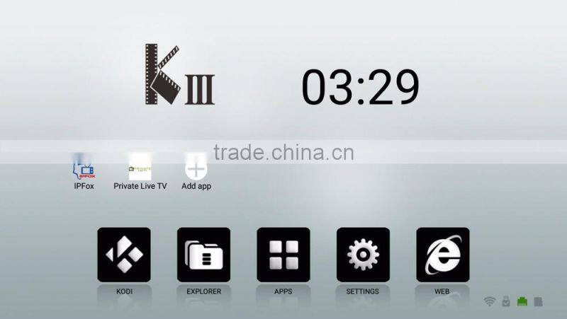 Vensmile KIII Quad Core Amlogic S905 With Android5.1 System 2G,16G Amlogic S905 tv box S905 KIII