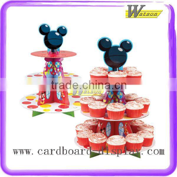 Simple Elegant 3 Tier Paper Cupcake Stands Wholesale