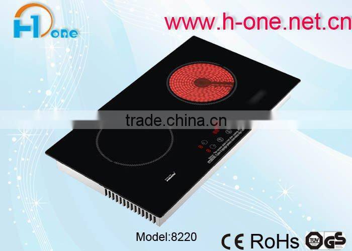 Induction cooktop and electric cooktop, hybrid cooktop