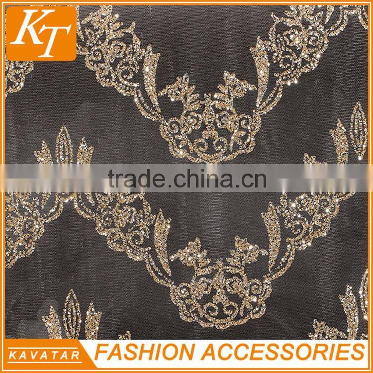 Kavatar Brand Hot selling embroidery lace fabric