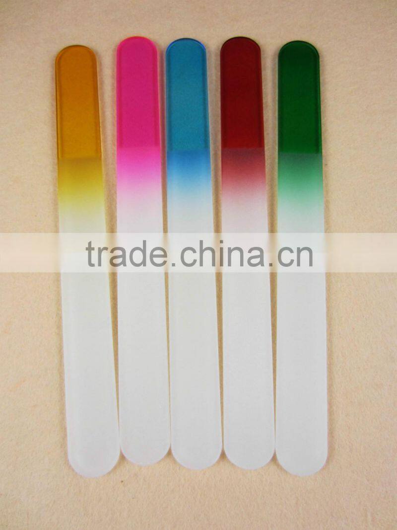 2016 Most-popular Glass Nail File with different color