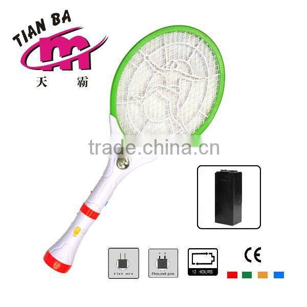 7 LED LIGHT RECHARGEABLE FLY KILLER SWATTER RACKET