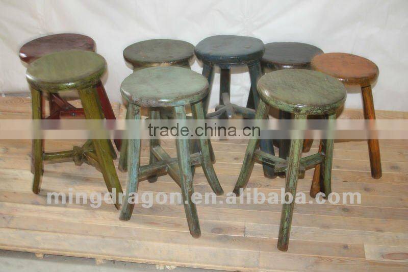 chinese antique furniture pine wood shanxi stool