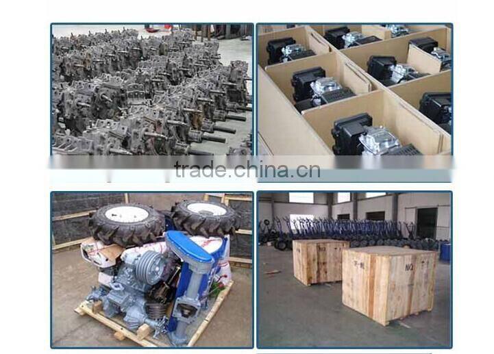 2014 hot sales walking tractor with plough and tiller and grass mower and trailer