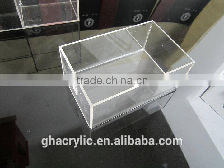 made in china customized size and shape clear acrylic packaging boxes