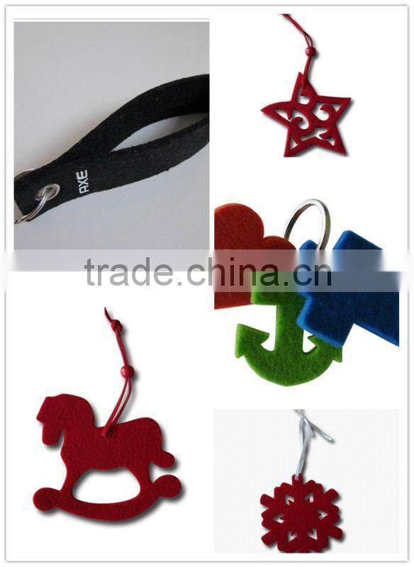 Fashionable Promotional Gifts Felt Key Chains
