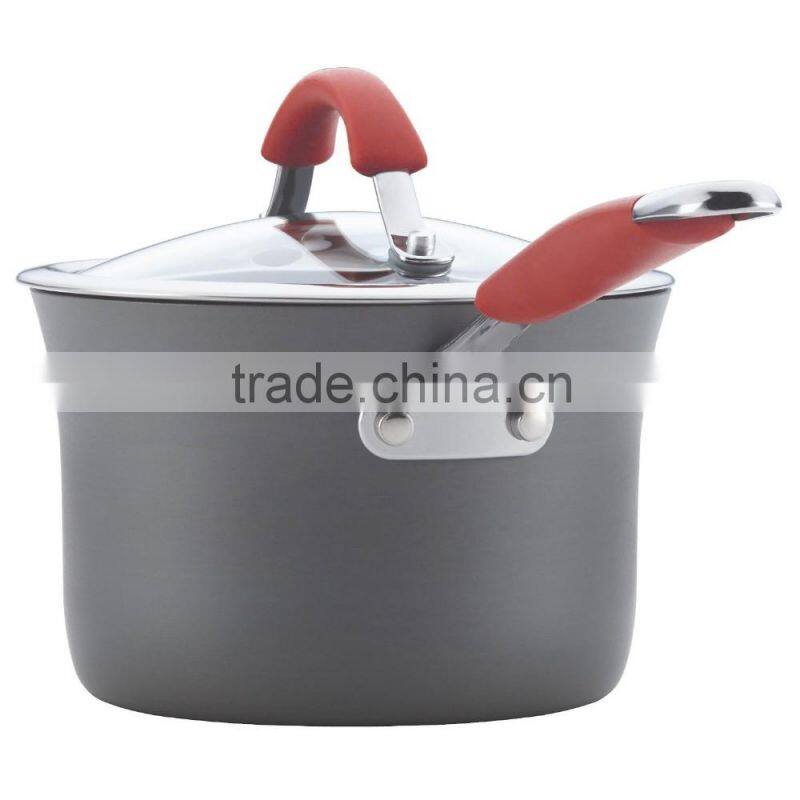 Large aluminum non-stick cooking pot wholesales price durable cooking pot for sales