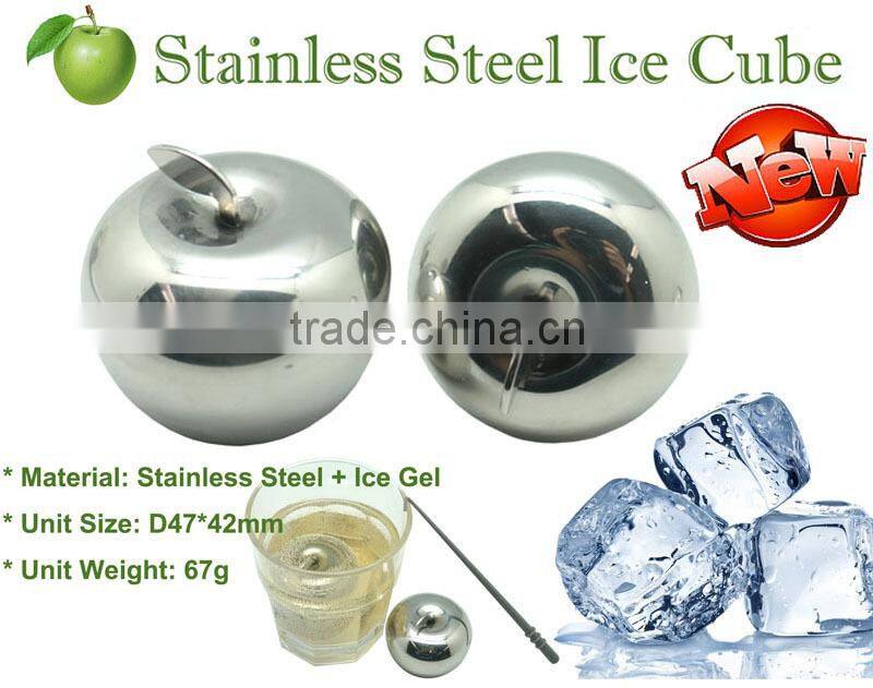 NT-WS13 stainless steel barware ice cubes reusable ice cubes for wine