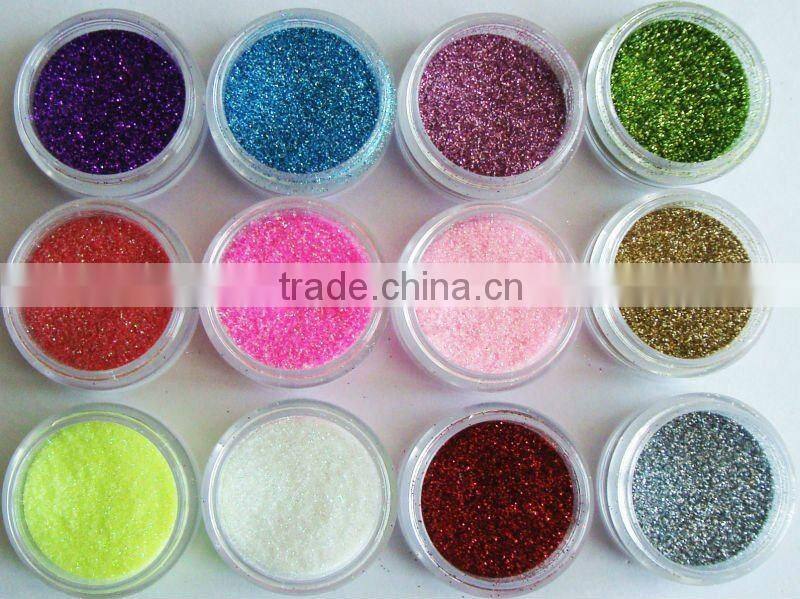 professional glitter powder nail art decoration