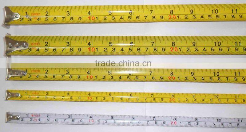 Three buttons ABS coated tape measure