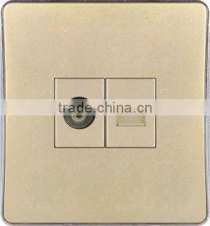 TV Tel Socket Wall Switch