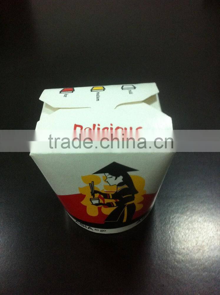 hot selling customized disposable food grade takeaway food paper packaging