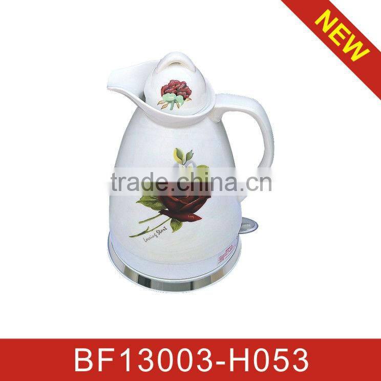 113th Canton Fair phase 2: Booth no.: 11.1L05,06 big design 1.7L ceramic electric tea kettle--