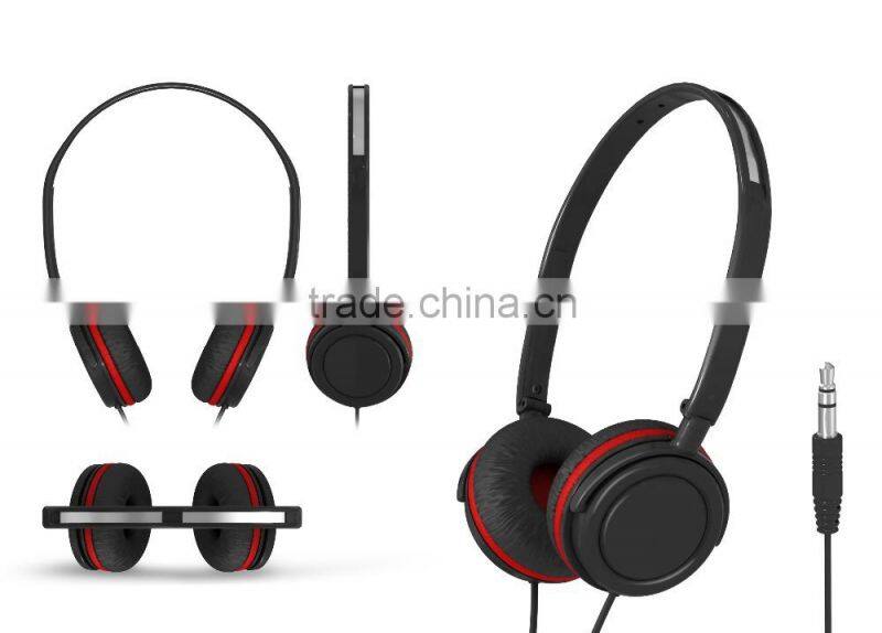 Cartoon Headphone High Mega Bass Headset with logo 3.5mm Connectors