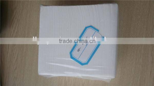 1/6 tall fold white print napkins