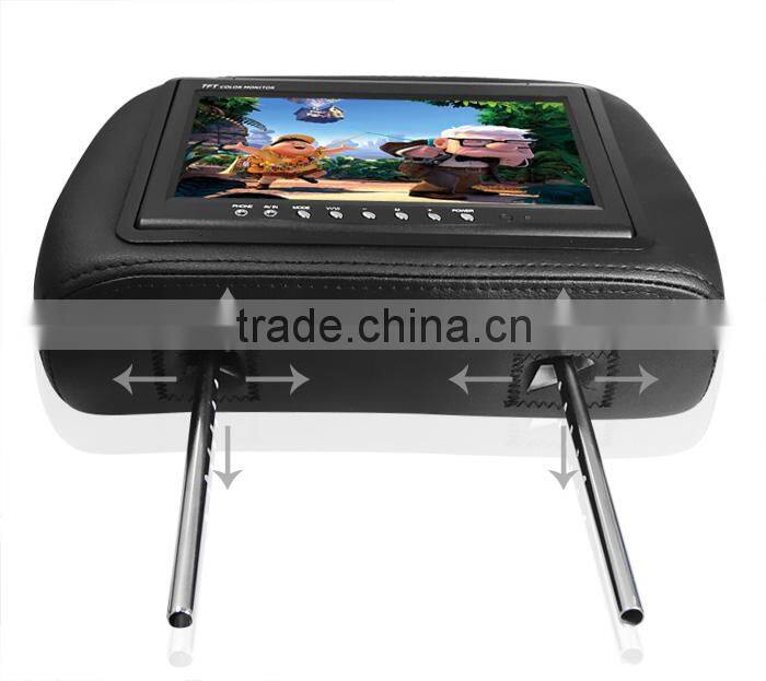 New and Hot Remote Control 9 Inch Headrest TFT LCD Monitor