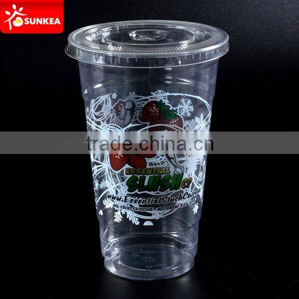 6oz / 12oz / 16oz clear disposable plastic cups with dome lids