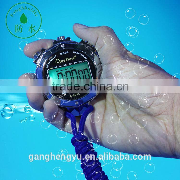 Promotional waterproof big digit stopwatch