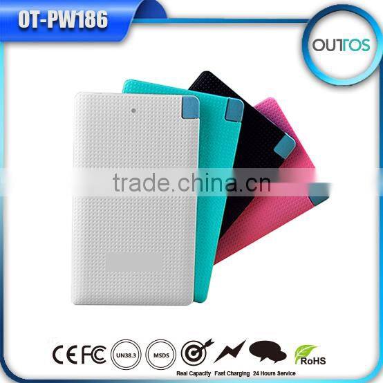 customize printing power bank 4000mah portable usb charger small