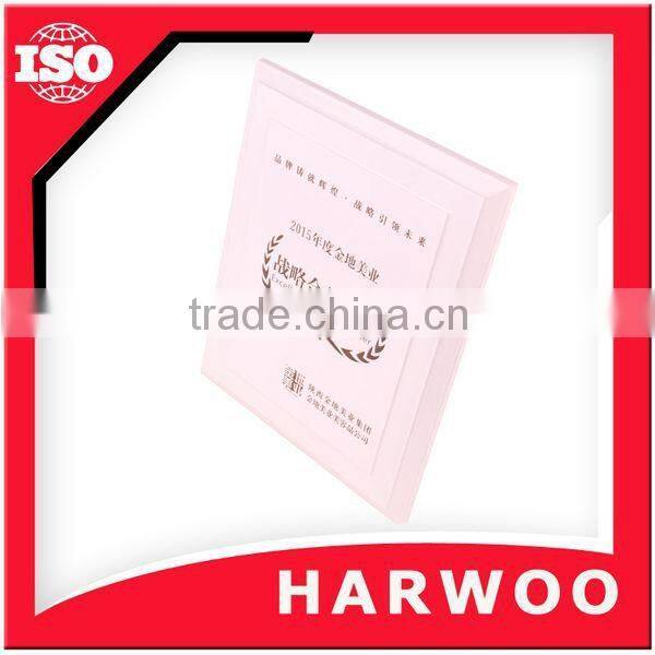 High-end white Wooden shield plaques