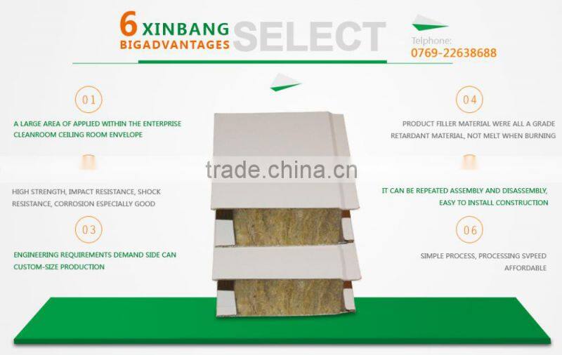 easy installation Polyurethane PU sandwich panels for wall and roof