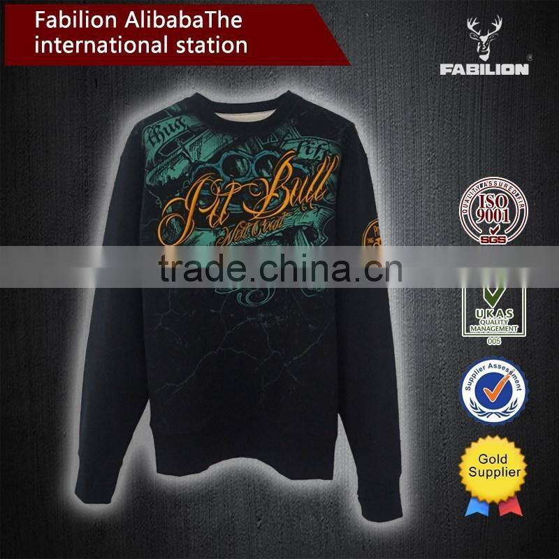 2015 fashion latest design hign quality cheap loose for men's anti shrink sports hoodies