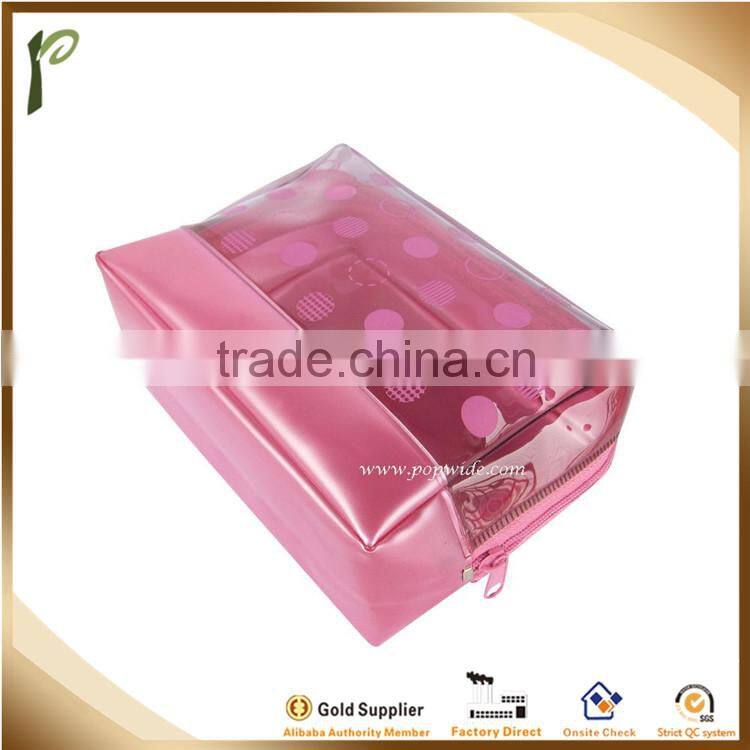 Popwide 2015 New Arrival PVC Transparent Cheap packing bag