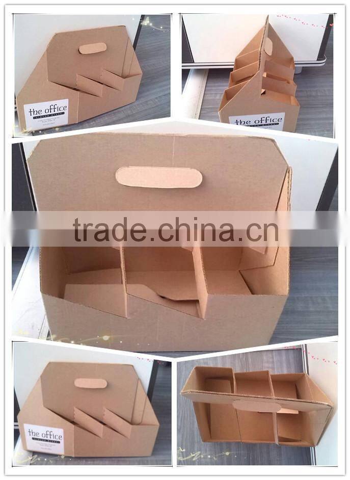Wholesale custom printing six pack corrugated beer box