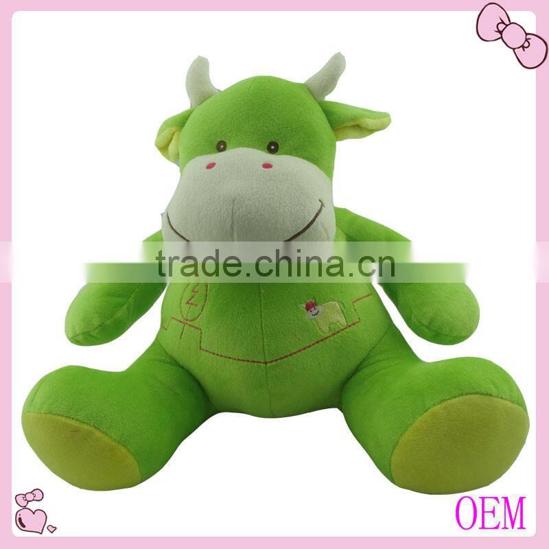 Cute stuffed soft plush animal tmilka cow plush toys