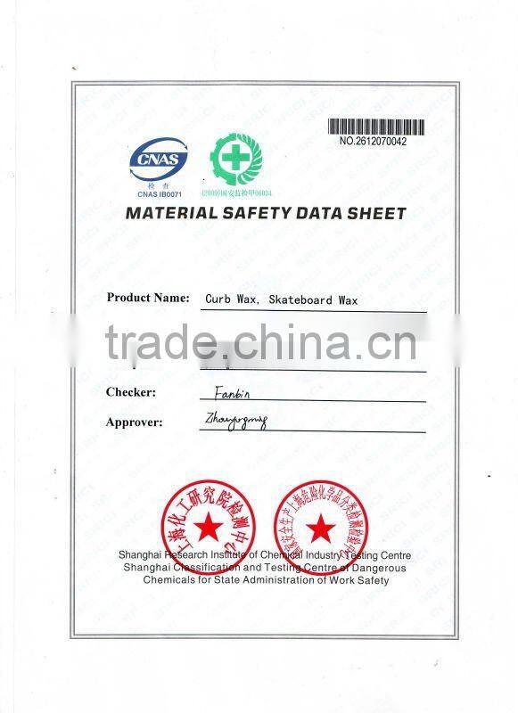 skateboard sliding wax