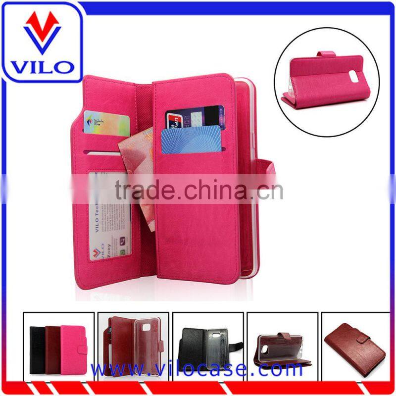 OEM card holder wallet leather case for samsung Galaxy Note 5