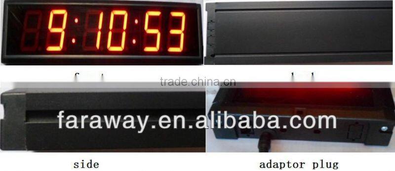 infared remote High quality 5" led digital clock