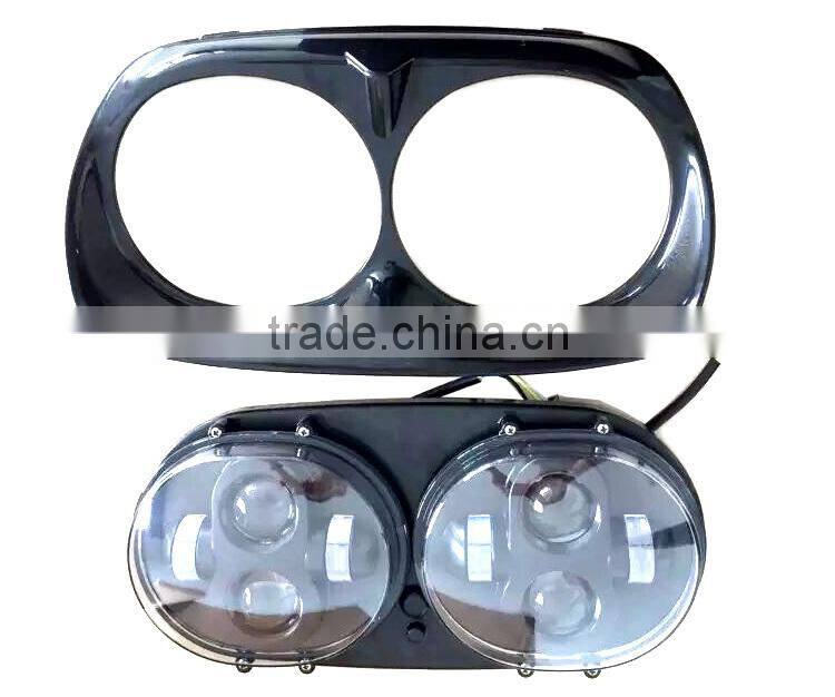 Twin Headlight Motorcycle Dual Lamp For Harley FLTR Road Glide, Harley OEM Road Glide Headlight Assembly