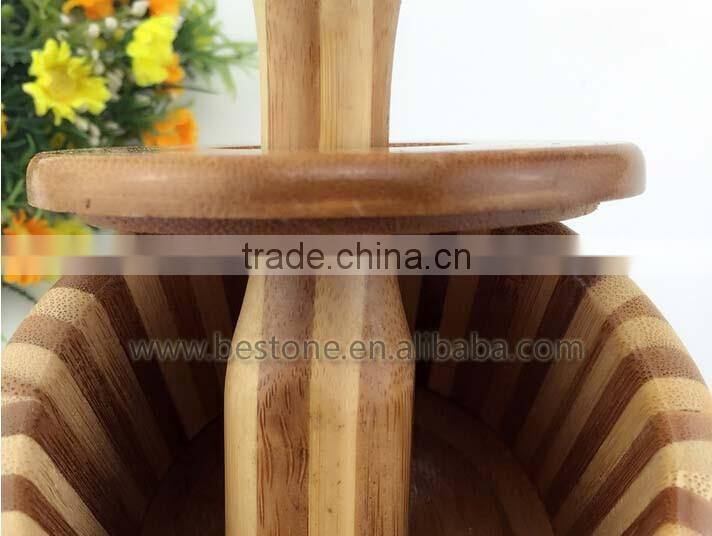 Custom Logo Bamboo Garlic Masher with Lid