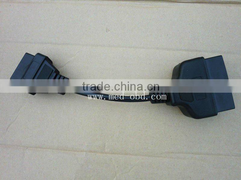 OBD 16P FEMALE to toyota22p J1962f to to toyota22p