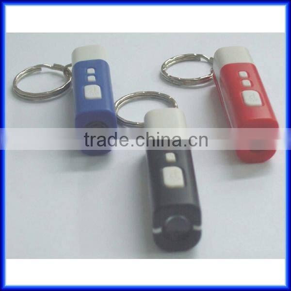 Novelty design easy carry portable mini digital lcd projector keychain clock