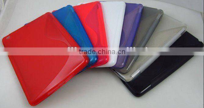 TPU S shape design case For mini ipad low price