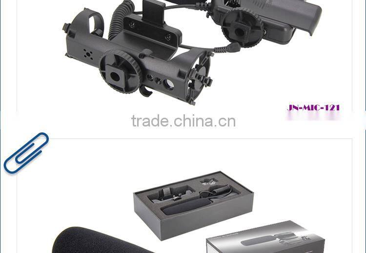 High performance broadcast DV dslr stereo microphone for studio interview