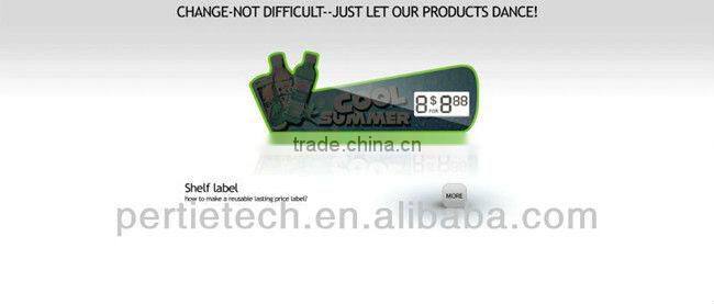 poster display e-paper display with coin battery supported