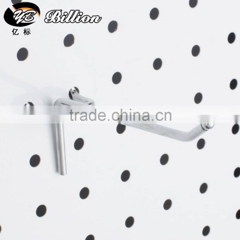 New style supermarket hooks spray black retail pegboard hook