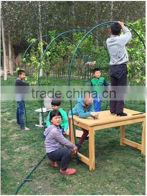 Metal poly tunnel garden yard greenhouse for agriculture