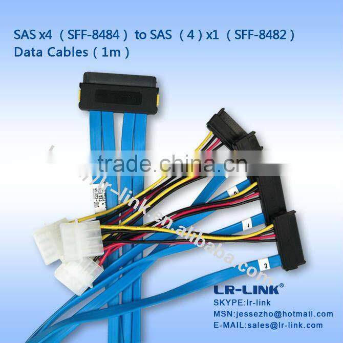 SAS 32P cable to 15P SATA cable * 4 and 4P power *4